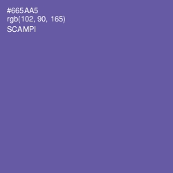 #665AA5 - Scampi Color Image