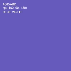 #665ABD - Blue Violet Color Image