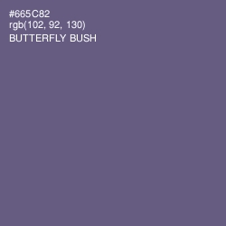 #665C82 - Butterfly Bush Color Image