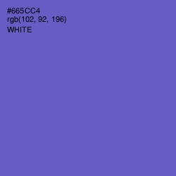 #665CC4 - Fuchsia Blue Color Image