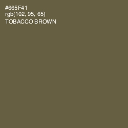 #665F41 - Tobacco Brown Color Image