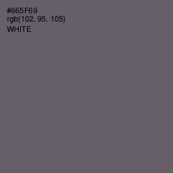 #665F69 - Salt Box Color Image