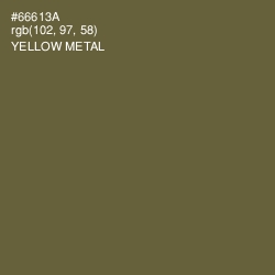 #66613A - Yellow Metal Color Image