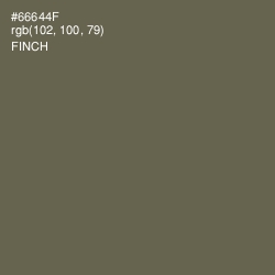 #66644F - Finch Color Image