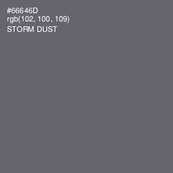 #66646D - Storm Dust Color Image