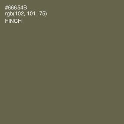 #66654B - Finch Color Image