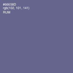 #66658D - Rum Color Image