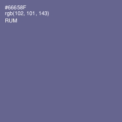 #66658F - Rum Color Image