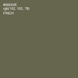 #66664E - Finch Color Image