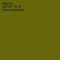 #666706 - Spicy Mustard Color Image