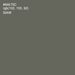 #66675C - Siam Color Image