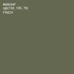 #66694F - Finch Color Image