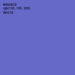 #6669C8 - Blue Marguerite Color Image