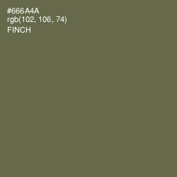 #666A4A - Finch Color Image