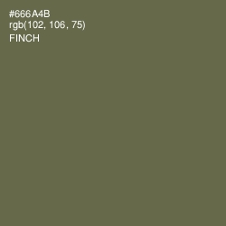 #666A4B - Finch Color Image
