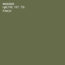 #666B49 - Finch Color Image