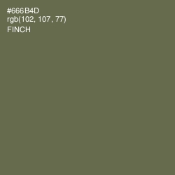 #666B4D - Finch Color Image