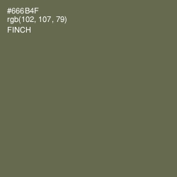 #666B4F - Finch Color Image