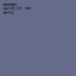 #666B8C - Storm Gray Color Image