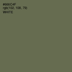 #666C4F - Finch Color Image