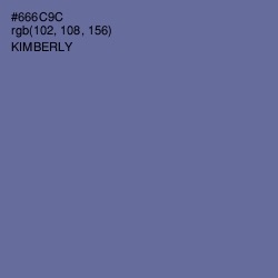 #666C9C - Kimberly Color Image