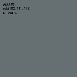 #666F71 - Nevada Color Image