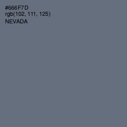 #666F7D - Nevada Color Image