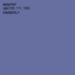 #666F9F - Kimberly Color Image