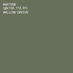 #66705B - Willow Grove Color Image