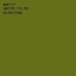 #667117 - Olivetone Color Image