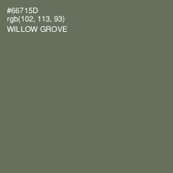#66715D - Willow Grove Color Image