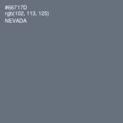 #66717D - Nevada Color Image