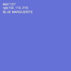 #6671D7 - Blue Marguerite Color Image