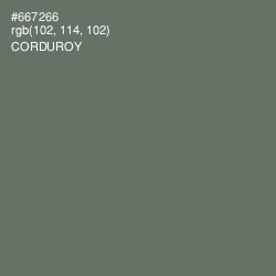 #667266 - Corduroy Color Image