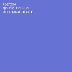 #6672D4 - Blue Marguerite Color Image