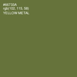 #66733A - Yellow Metal Color Image