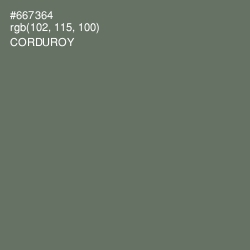 #667364 - Corduroy Color Image