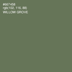 #667458 - Willow Grove Color Image