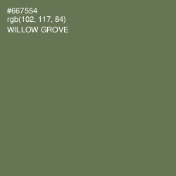 #667554 - Willow Grove Color Image