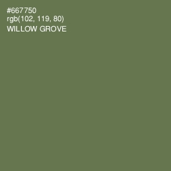 #667750 - Willow Grove Color Image