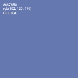 #6678B0 - Deluge Color Image