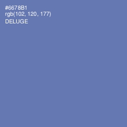 #6678B1 - Deluge Color Image