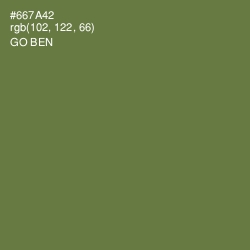 #667A42 - Go Ben Color Image