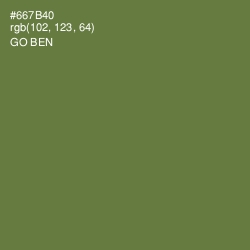 #667B40 - Go Ben Color Image