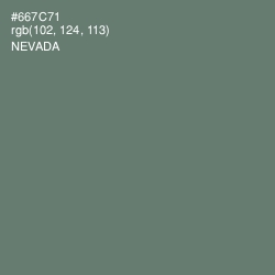 #667C71 - Nevada Color Image