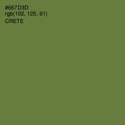 #667D3D - Crete Color Image