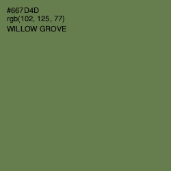 #667D4D - Willow Grove Color Image