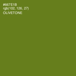 #667E1B - Olivetone Color Image