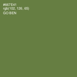 #667E41 - Go Ben Color Image