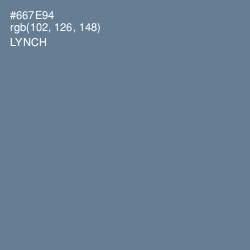 #667E94 - Lynch Color Image